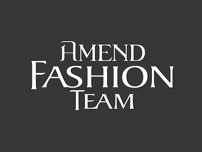 Amend Fashion Team fashion logo logotype