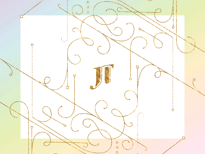 m y ❥ a e s t h e t i c aesthetic animated logo animation brand gif gold logo pastel personal rainbow