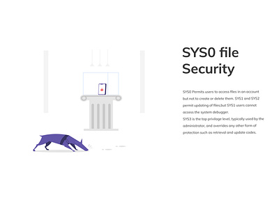 File security design graphic design illustration