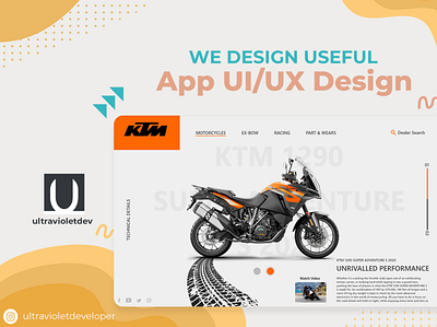 UI/UX KTM Landing Page adobe xd adobe xd templates design design inspiration figma minimal mockup ui uiux ux