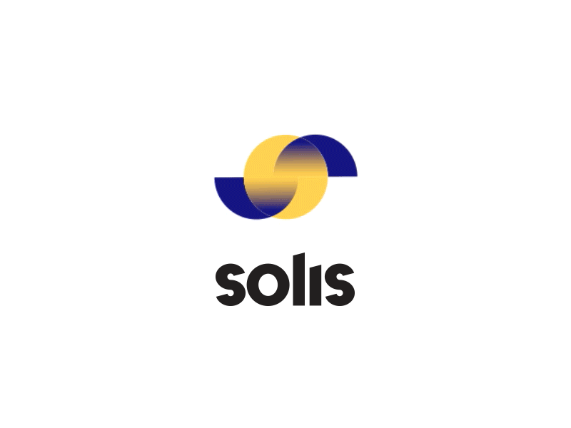 Solis alternative animation energy green logo logomark logotype mark monogram solis sun symbol