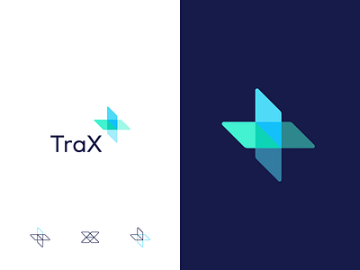 TraX app icon logo logotype mark symbol track tracking x