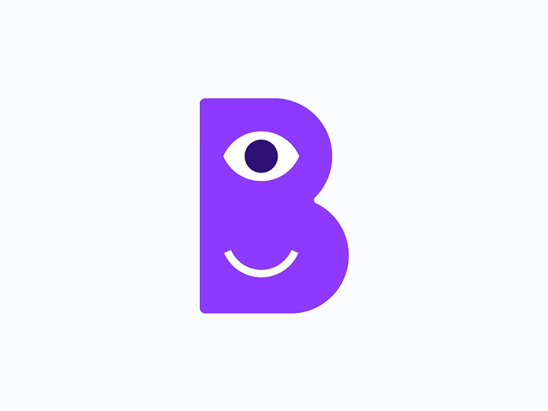 Blinke branding character design friendly fun geometric icon identity logo logo design logomark logotype mark mascot minimalist monogram positive smile symbol