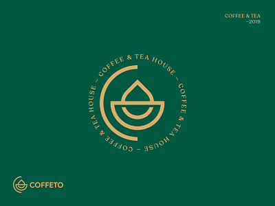 Coffeto branding coffee design geometric green house icon identity logo logo design logomark logotype mark minimalist monogram organic roasters symbol tea wordmark