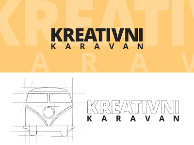 Creative Caravan brand branding concept creative creative design design icon idea illustration logo typography
