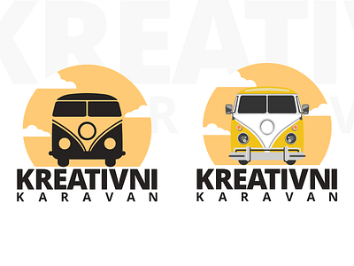 Creative Caravan Logos brand identity cretive design icon icon set icons identity illustration lettering logo mark