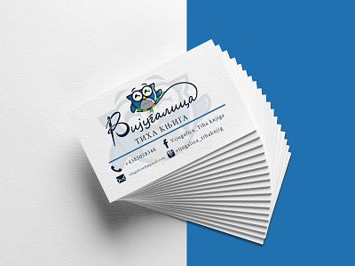 Business Card- Quiet book brand brand design brand identity business card business card design design inspire logo logo design mockup