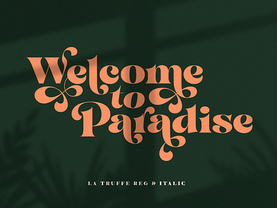 La Truffe - Stylish Didone Font