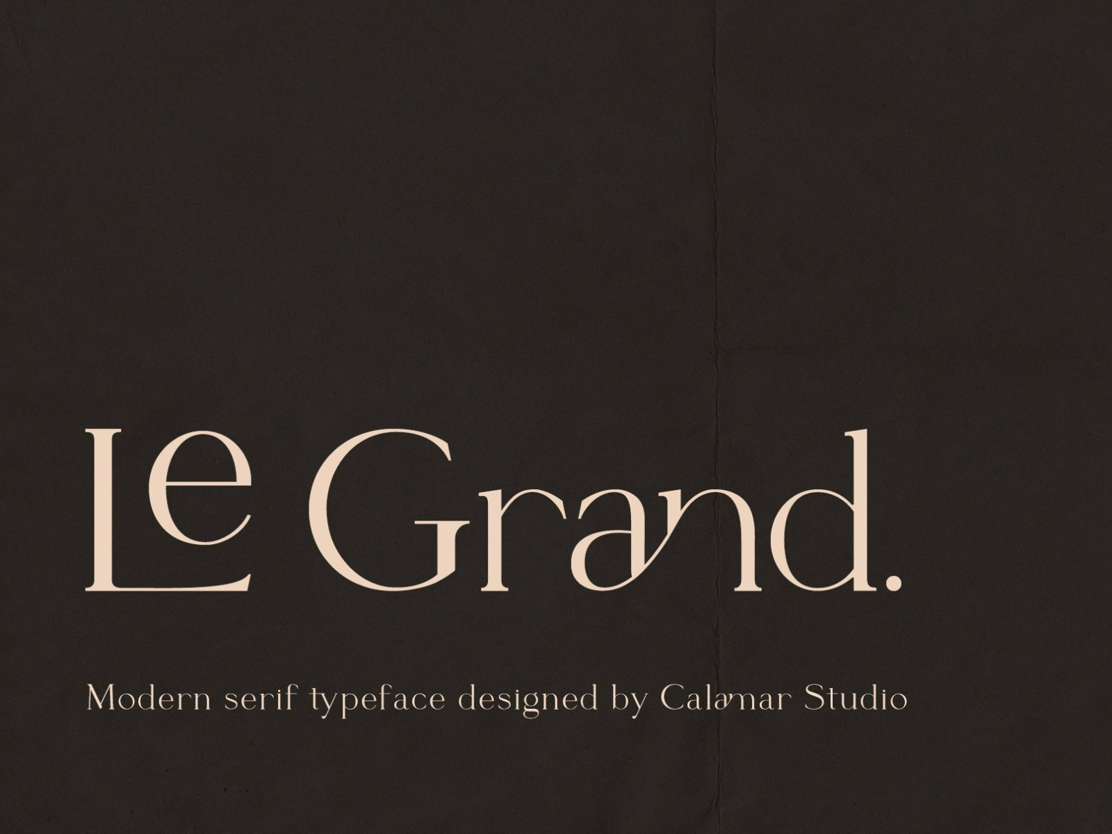 Le Grand - Serif Ligature Font by Best Fonts on Dribbble