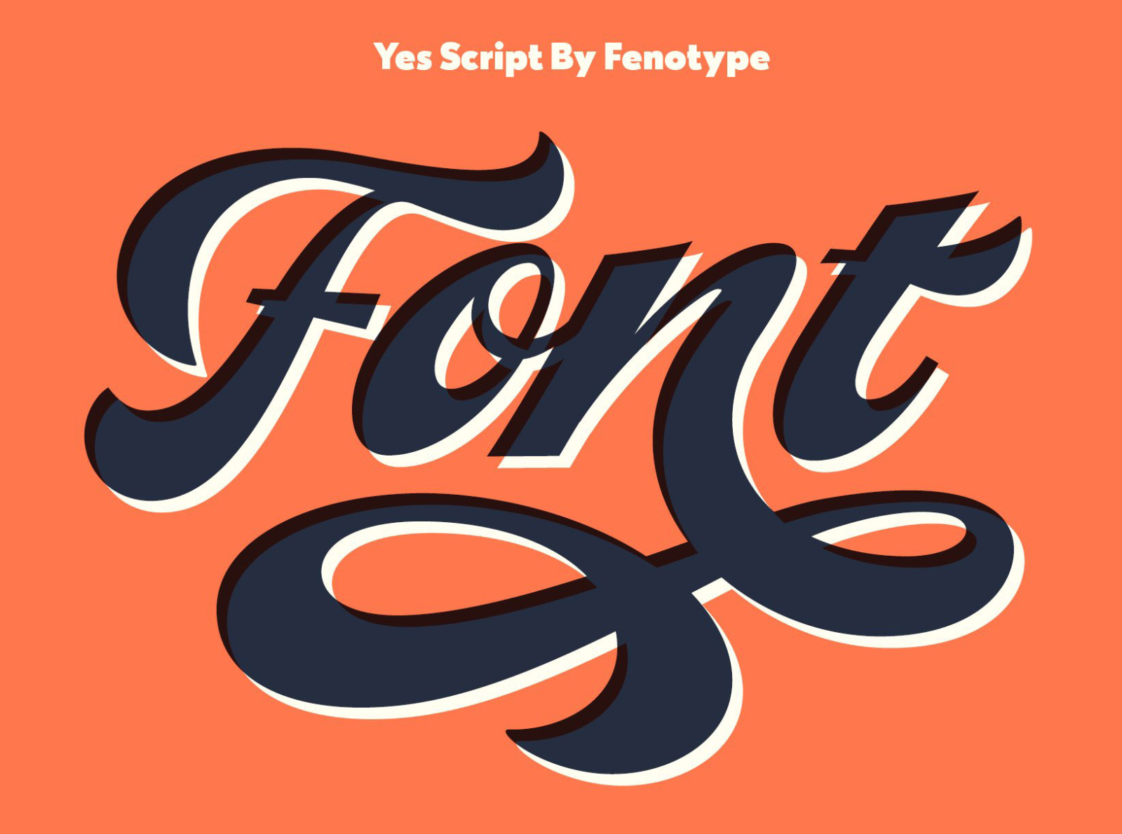 Yes Script - Groovy Retro Script By Best Fonts On Dribbble