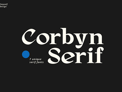 Corbyn Serif Font