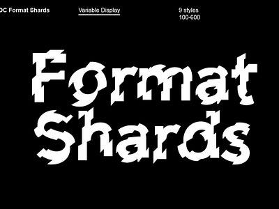 OC Format Shards Font