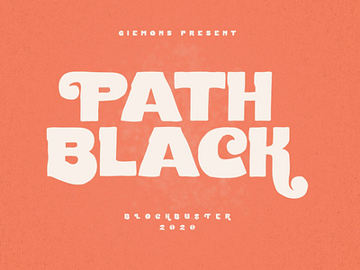 Path Black Font bold font bold typeface design display font download font font font design fonts graphic design lettering logo font retro font type design typeface typeface design typefaces typography vintage font vintage lettering