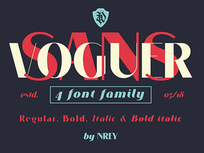 VOGUER Sans Font Family