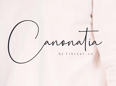 Canonatia - Handwritten Script Font branding classic font elegant font font font design fonts graphic design graphicdesign handwriting handwriting font handwriting fonts handwritten font lettering logo font logo fonts script font signature font typeface typefaces typography