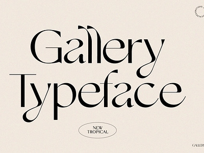 Gallery Modern Font