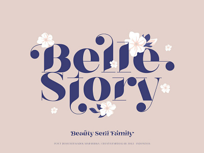 Belle Story - Beauty Serif Font Family