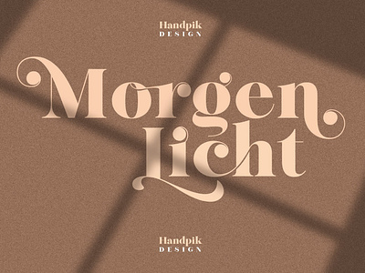 Morgenlicht Font