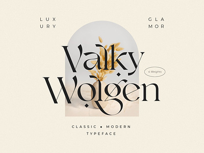 Valky Font - Classic Modern Typeface