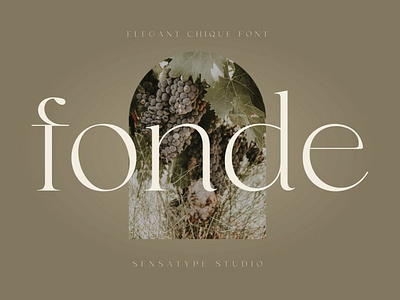 Fonde - Elegant Font