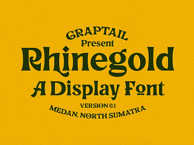 Rhinegold - Display Font