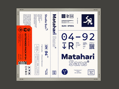 Matahari Sans Font Family