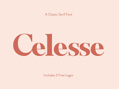 Celesse Font Plus 2 Free Logos