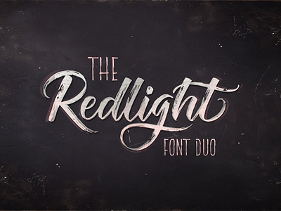 The Redlight Font Duo