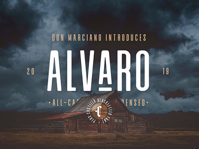 Alvaro Condensed Font best fonts condensed font condensed typeface design font font design fonts graphic design lettering logo fonts retro font sans sans serif sans serif font titles typeface typefaces typography vintage font