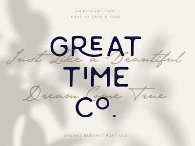 Le French - Modern Elegant Font Duo