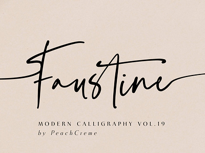 Faustine Script Font