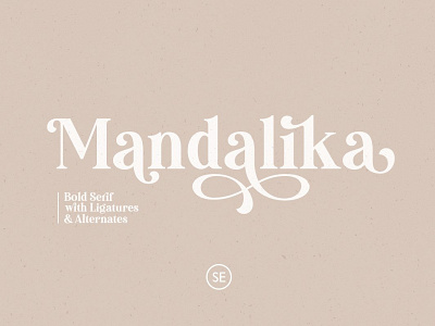 Mandalika - Modern Bold Serif