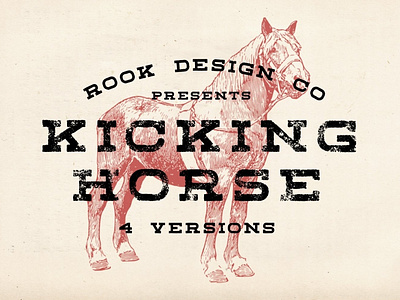 Kicking Horse - 4 Font Family