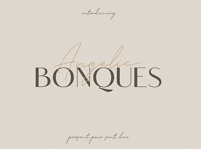 Angelic Bonques Font Duo classic font design download fonts elegant font font font design font duo fonts graphic design lettering logo font logo fonts retro font script fonts typeface typefaces typography vintage font vintage fonts vintage lettering