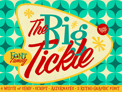 The Big Tickle - Font Family + Extras