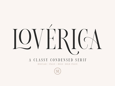 Loverica - Modern Condensed Serif Font classic font classy design elegant font font font design fonts graphic design lettering logo font logo fonts reto font serif serif font serif fonts serif typeface typeface typefaces typography vintage font