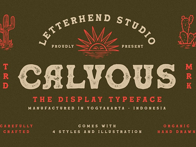 Calvous - Slab Serif Typeface