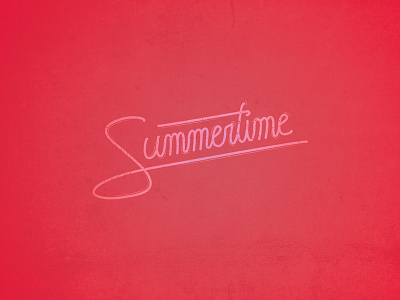 Summertime handlettering lettering summer type typography