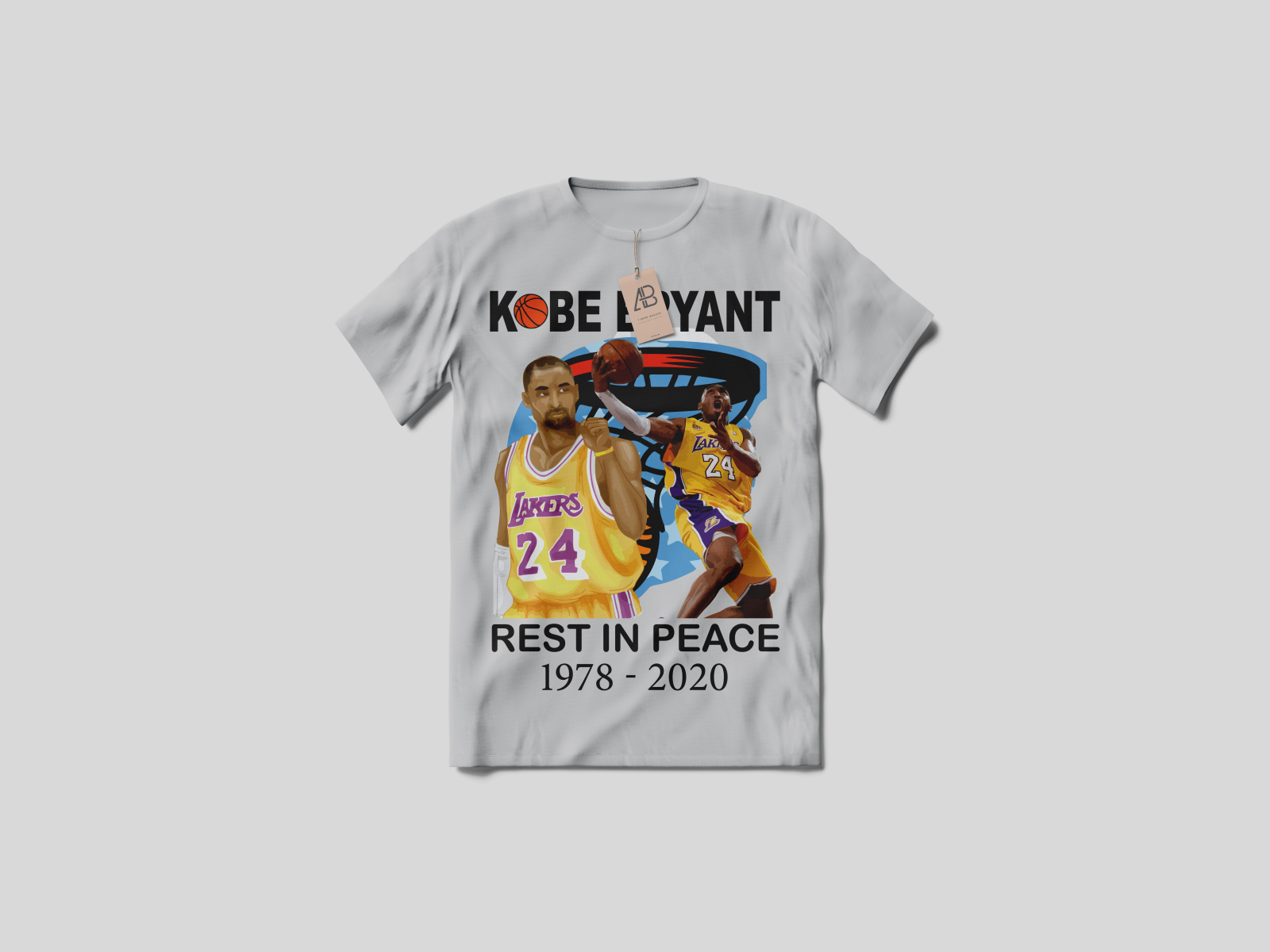 kobe logo shirt