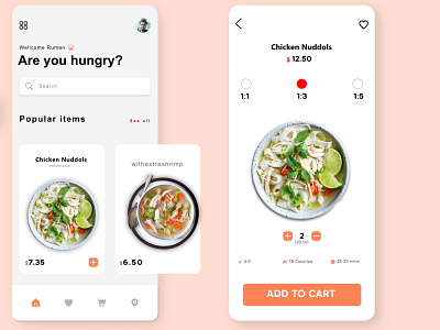 Food Delivery App Design