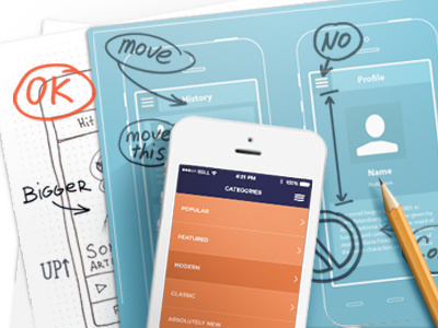UI mistakes blog mistakes info wireframes hand drowing