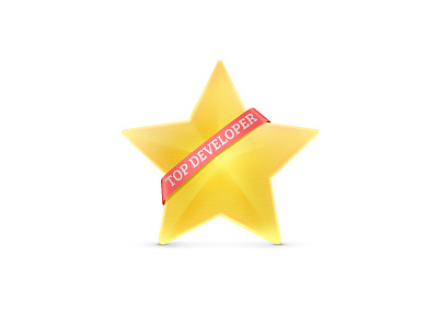 Top developers! ribbon star victiry winner