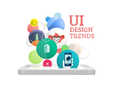 Design Trends article blog bubbles phone