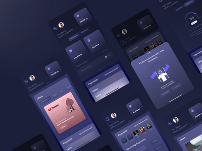 Fintech adobe design fintech mobile money ui ux