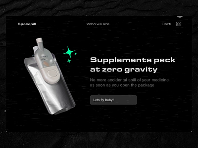 Spacepill adobe design health space ui ux web