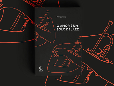 o amor é um solo de jazz bookcover capadalivro editorial design illustration ilustración