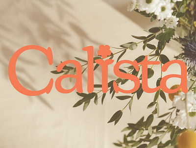 Calista Branding branding colors design flat graphic design logo