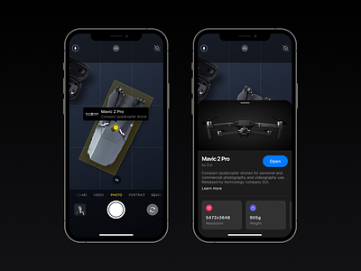 iPhone Smart Camera Concept - UI/UX Design