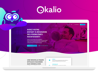 Okalio colorful design ui ui design ux ux design web design website