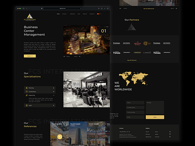 Website design: Homepage UI